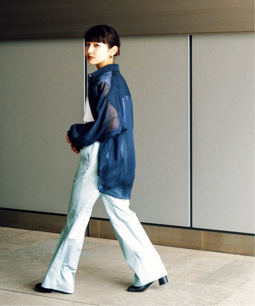 Dickies（ディッキーズ）の「【Dickies/ディッキーズ 】DICKIES for JOINTWORKSハイウエストフレアパンツ（その他パンツ・レディース・グレー/ライトブルー/ブラック/ピンク・MEDIUM/LARGE/SMALL）」の13枚目の写真