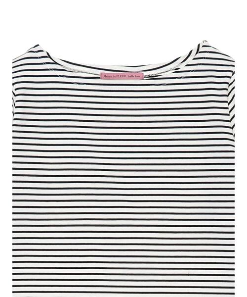 Maison de FLEUR(メゾンドフルール)の「フレンチボーダープルオーバー(Tシャツ/カットソー・レディース・ブラック/レッド/ピンク・FREE)」の17枚目の写真