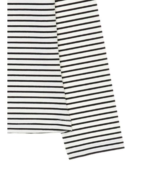 Maison de FLEUR(メゾンドフルール)の「フレンチボーダープルオーバー(Tシャツ/カットソー・レディース・ブラック/レッド/ピンク・FREE)」の11枚目の写真