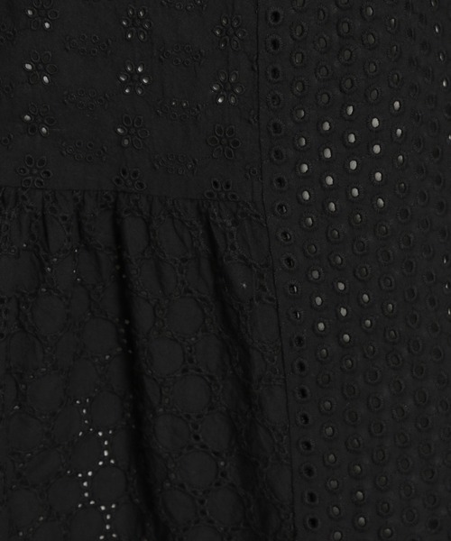 niko and...（ニコアンド）の「パッチワークレースマキシワンピース（ワンピース・レディース・ブラック/ブラウン/アイボリー・MEDIUM/LARGE）」の17枚目の写真