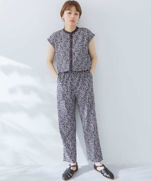 URBAN RESEARCH Sonny Label（アーバンリサーチサニーレーベル）の「2WAYフラワープリントブラウスSETUP対応（シャツ/ブラウス・レディース・ミント/ブラック/ベージュ・FREE）」の16枚目の写真