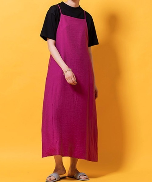 セール 麻混シャーリングキャミワンピース ワンピース Lautreamont Bleublanc ロートレアモンブルーブラン のファッション通販 Zozotown