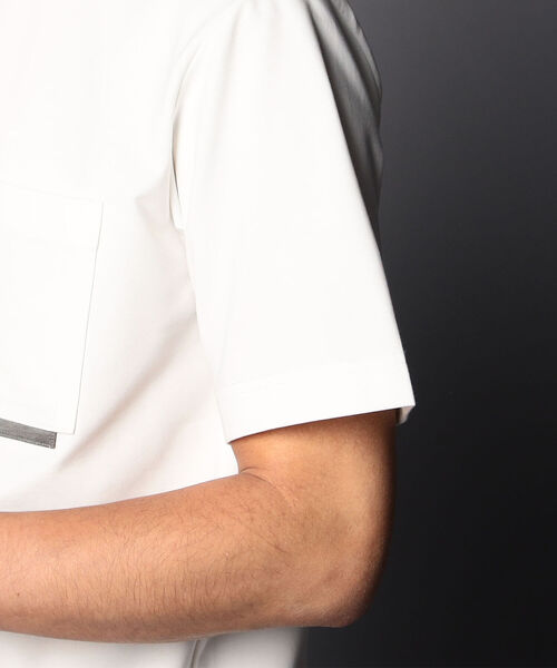 Stutostein Nolley's（シュテットシュタインノーリーズ）の「配色ポケット付き Tシャツ（Tシャツ/カットソー・メンズ・ブラック/ホワイト・SMALL/MEDIUM/LARGE）」の10枚目の写真