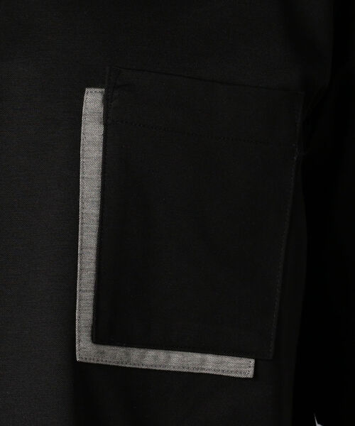 Stutostein Nolley's（シュテットシュタインノーリーズ）の「配色ポケット付き Tシャツ（Tシャツ/カットソー・メンズ・ブラック/ホワイト・SMALL/MEDIUM/LARGE）」の13枚目の写真