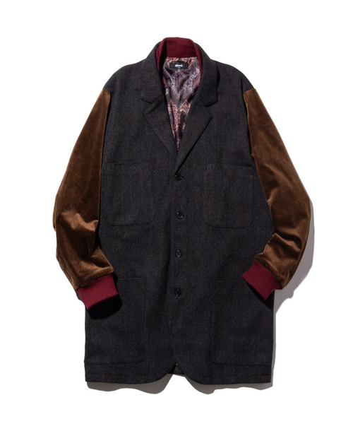 glambマルチマテリアルツイードジャケット　Ｌ glamb（グラム）の「Multi Material Tweed JKT / マルチマテリアル