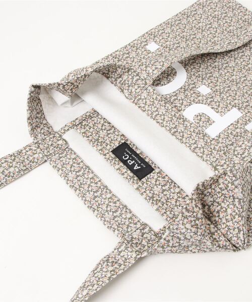 A.P.C.(アーペーセー)の「TOTE LOU 21AC(トートバッグ・レディース・カーキ/レッド・ONESIZE)」の5枚目の写真