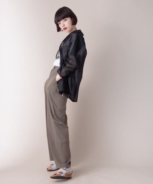 La SRIC(ラスリック)の「La SRIC / メッシュレースパーカ(シャツ/ブラウス・レディース・ベージュ/ブラック・38)」の16枚目の写真