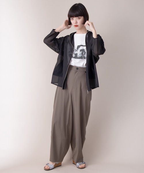 La SRIC(ラスリック)の「La SRIC / メッシュレースパーカ(シャツ/ブラウス・レディース・ベージュ/ブラック・38)」の22枚目の写真