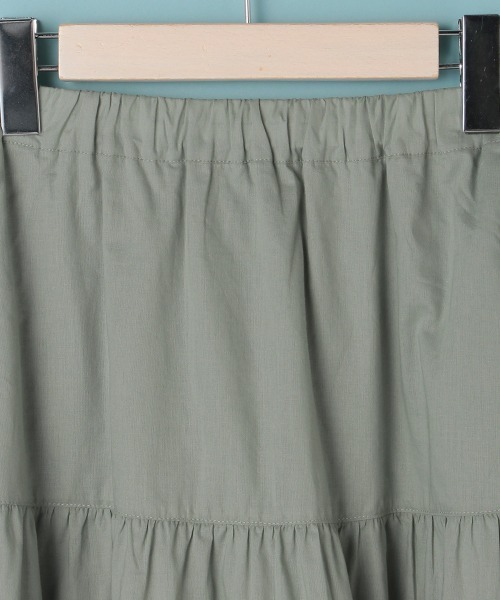 Lindsay(リンジィ)の「ティアードスカート(スカート・キッズ・ライトベージュ/オフホワイト/ライトカーキ・160cm/150cm/140cm)」の4枚目の写真