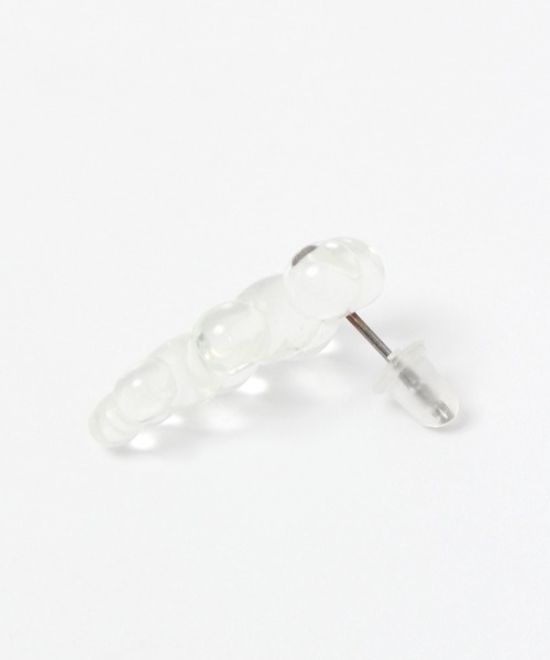 GLOBAL WORK（グローバルワーク）の「グラスツブツブピアス/948724（ピアス（両耳用）・レディース・ブラウン/その他2・FREE）」の4枚目の写真