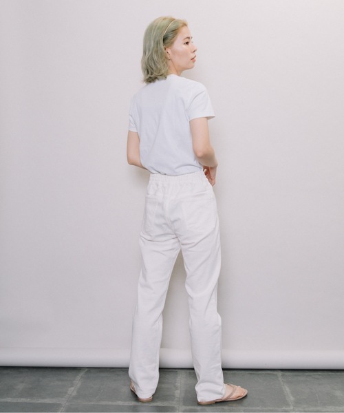 miniyu（ミニュウ）の「【NIMES】テーパードカラーパンツ（その他パンツ・レディース・ホワイト/ブルー/ネイビー・1）」の8枚目の写真