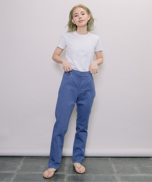 miniyu（ミニュウ）の「【NIMES】テーパードカラーパンツ（その他パンツ・レディース・ホワイト/ブルー/ネイビー・1）」の9枚目の写真