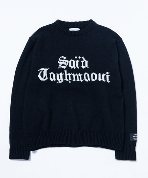 Black Weirdos(ブラックウィドウ)の「Black Weirdos Jacquard Letter Sweater (21AW-KN03)(スウェット・メンズ・ブラック/ブラウン・MEDIUM/LARGE/X-LARGE)」の14枚目の写真