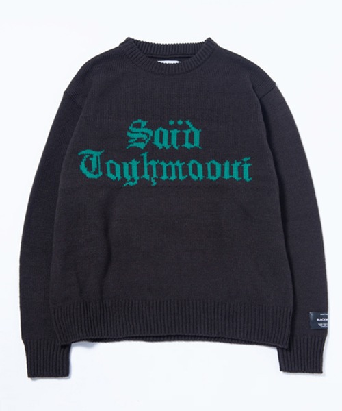 Black Weirdos(ブラックウィドウ)の「Black Weirdos Jacquard Letter Sweater (21AW-KN03)(スウェット・メンズ・ブラック/ブラウン・MEDIUM/LARGE/X-LARGE)」の15枚目の写真
