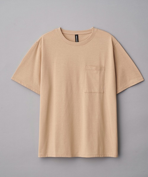 GUACAMOLE（ガカモレ）の「Function pocket t shirt/half（Tシャツ/カットソー・メンズ・ブラック/ホワイト/グレー/ベージュ・ML/LXL）」の5枚目の写真