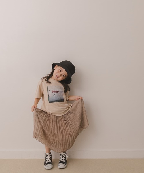 URBAN RESEARCH DOORS(アーバンリサーチドアーズ)の「PARKINGプリントTシャツ(KIDS)(Tシャツ/カットソー・キッズ・オフホワイト/ベージュ/スミクロ・90/105/150/120/135)」の11枚目の写真