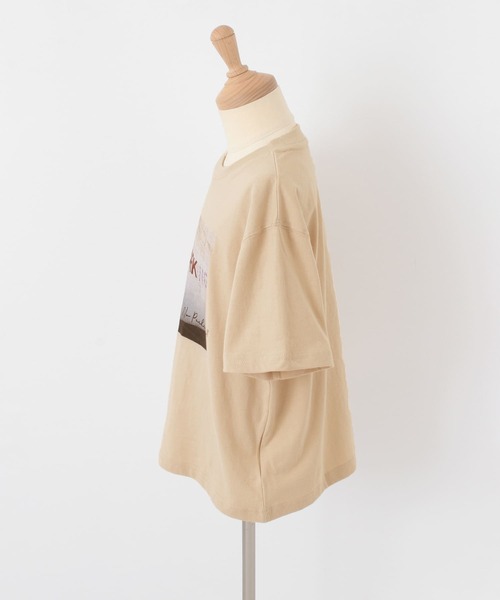 URBAN RESEARCH DOORS(アーバンリサーチドアーズ)の「PARKINGプリントTシャツ(KIDS)(Tシャツ/カットソー・キッズ・オフホワイト/ベージュ/スミクロ・90/105/150/120/135)」の5枚目の写真