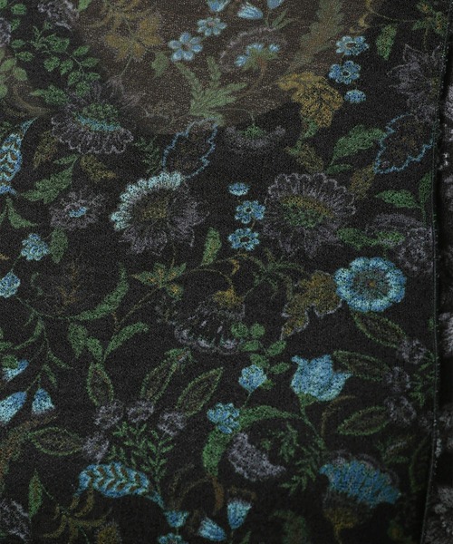 HARE（ハレ）の「FLOWERキリカエカットソー(HARE)（Tシャツ/カットソー・レディース・ブラック/ベージュ/ネイビー・FREE）」の15枚目の写真