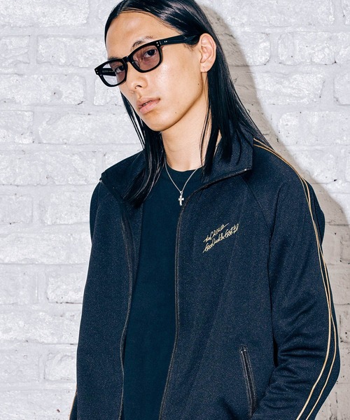 CRIMIE(クライミー)の「JASON JERSEY TRACK JACKET(ジャージ・メンズ・ブラック/ブラウン・S/M/L/XL/XXL)」の2枚目の写真