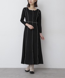 FREE'S MART | 【Sシリーズ対応】◆配色メローフィットワンピース(ワンピース)