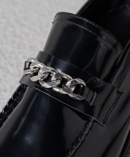 EDEL（エーデル）の「EDEL - チェーンタッセルローファー（ローファー・メンズ・ブラック・SMALL/MEDIUM/LARGE）」の8枚目の写真