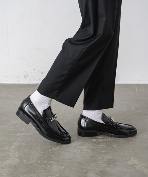 EDEL（エーデル）の「EDEL - チェーンタッセルローファー（ローファー・メンズ・ブラック・SMALL/MEDIUM/LARGE）」の7枚目の写真