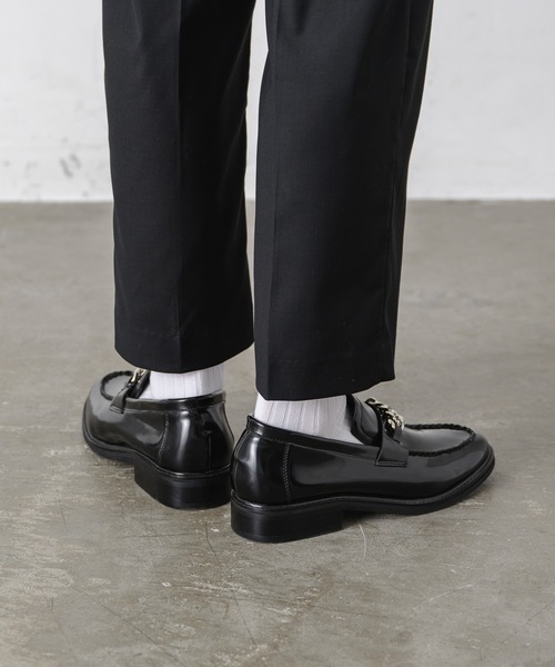 EDEL（エーデル）の「EDEL - チェーンタッセルローファー（ローファー・メンズ・ブラック・SMALL/MEDIUM/LARGE）」の6枚目の写真