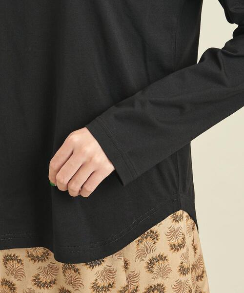 BEAUTY&YOUTH UNITED ARROWS（ビューティーアンドユースユナイテッドアローズ）の「【WEB限定】by ※ドロップショルダーロングスリーブカットソー ∴（Tシャツ/カットソー・レディース・オフホワイト/ブラック/ライム/ライラック/その他2・FREE）」の21枚目の写真