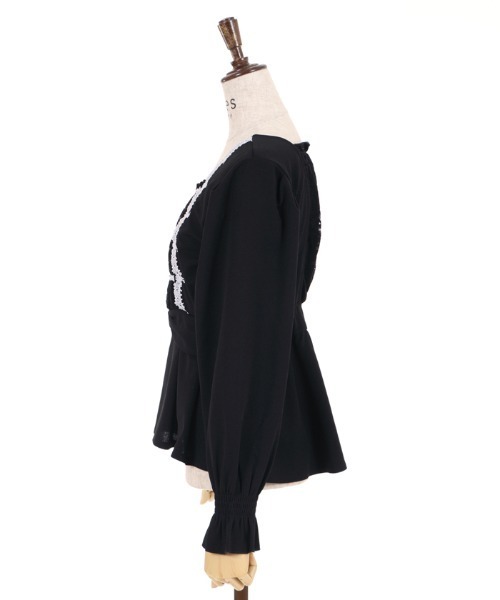 axes femme(アクシーズファム)の「ウエストリボンカットソーPO(Tシャツ/カットソー・レディース・ブルーグリーン/ワイン/ブラック・MEDIUM)」の22枚目の写真