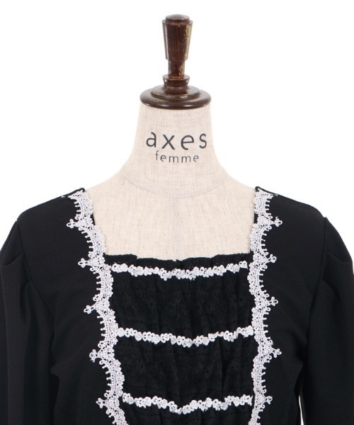 axes femme(アクシーズファム)の「ウエストリボンカットソーPO(Tシャツ/カットソー・レディース・ブルーグリーン/ワイン/ブラック・MEDIUM)」の20枚目の写真