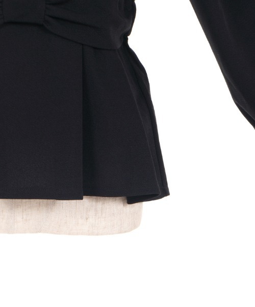 axes femme(アクシーズファム)の「ウエストリボンカットソーPO(Tシャツ/カットソー・レディース・ブルーグリーン/ワイン/ブラック・MEDIUM)」の19枚目の写真