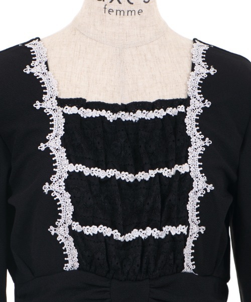 axes femme(アクシーズファム)の「ウエストリボンカットソーPO(Tシャツ/カットソー・レディース・ブルーグリーン/ワイン/ブラック・MEDIUM)」の18枚目の写真