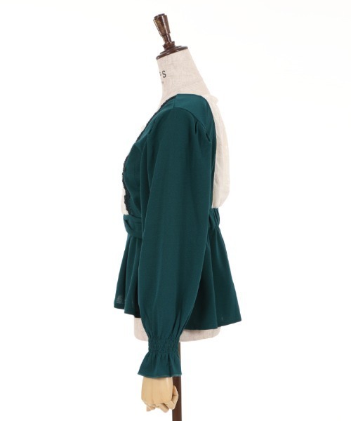 axes femme(アクシーズファム)の「ウエストリボンカットソーPO(Tシャツ/カットソー・レディース・ブルーグリーン/ワイン/ブラック・MEDIUM)」の12枚目の写真