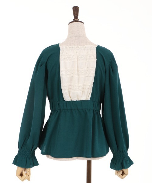 axes femme(アクシーズファム)の「ウエストリボンカットソーPO(Tシャツ/カットソー・レディース・ブルーグリーン/ワイン/ブラック・MEDIUM)」の11枚目の写真