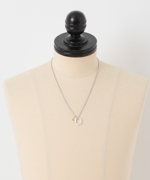URBAN RESEARCH（アーバンリサーチ）の「URBAN RESEARCH iD　コンビネーションリングネックレス（ネックレス・メンズ・シルバー・FREE）」の3枚目の写真