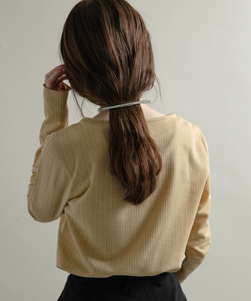 SMELLY（スメリー）の「ユガミメタルバーバレッタ（バレッタ/ヘアクリップ・レディース・シルバー/ゴールド・-）」の20枚目の写真