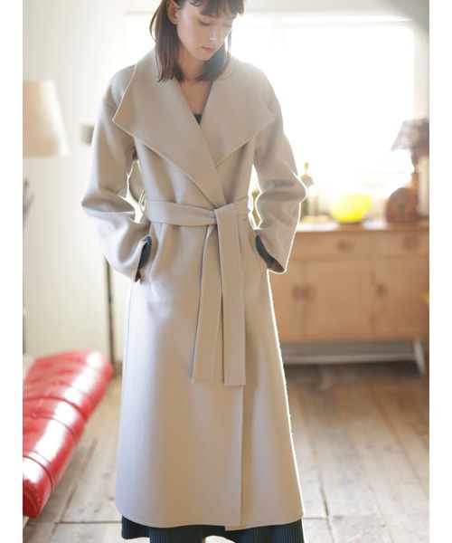 TONAL（トーナル）の「ウールリバービッグラペルコート（トレンチ