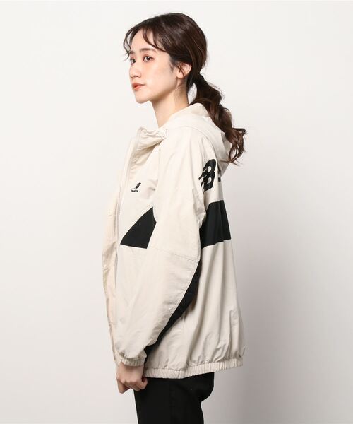 NEW BALANCE(ニューバランス)の「ニューバランス New Balance トリコットライニングウーブンジャケット_(ナイロンジャケット・レディース・ブラック/アイボリー/ネイビー・S/XL/M/L)」の5枚目の写真