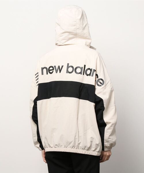 NEW BALANCE(ニューバランス)の「ニューバランス New Balance トリコットライニングウーブンジャケット_(ナイロンジャケット・レディース・ブラック/アイボリー/ネイビー・S/XL/M/L)」の4枚目の写真