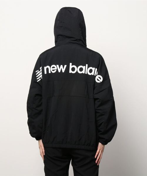 NEW BALANCE(ニューバランス)の「ニューバランス New Balance トリコットライニングウーブンジャケット_(ナイロンジャケット・レディース・ブラック/アイボリー/ネイビー・S/XL/M/L)」の8枚目の写真