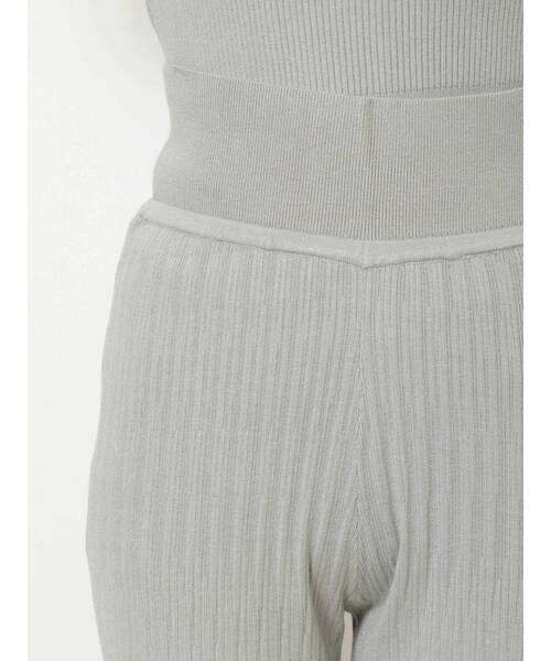 MERCURYDUO(マーキュリーデュオ)の「【GENTLE】ウォッシャブルリブニットパンツ(その他パンツ・レディース・アイボリー/ベビーピンク/ミント/ベージュ・FREE)」の8枚目の写真