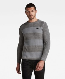 G-STAR | STRIPE KNITTED SWEATER/ストライプセーター(ニット/セーター)