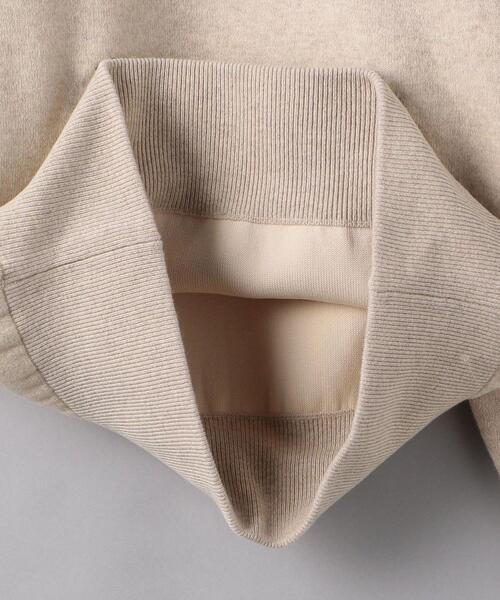 Scye（サイ）の「＜Scye（サイ）＞スウェットライク ニット プルオーバー ■■■（ニット/セーター・レディース・ブラック/オフホワイト・36/38）」の7枚目の写真