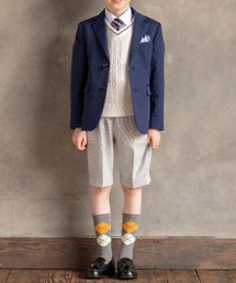 CHOPIN（ショパン）の「ケーブルニットベスト付き　ブリティッシュスーツセット[110㎝～130㎝]（スーツセット・キッズ）」