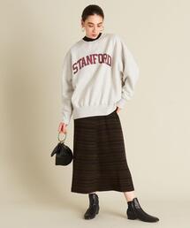 BEAUTY&YOUTH UNITED ARROWS | BY カレッジプリント裏起毛スウェットプルオーバー ∴(スウェット)