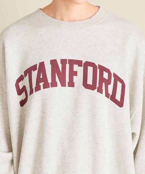 BEAUTY&YOUTH UNITED ARROWS（ビューティーアンドユースユナイテッドアローズ）の「BY カレッジプリント裏起毛スウェットプルオーバー ∴◆（スウェット・レディース・ホワイト/ライトグレー/ダークグレー/パープル・FREE）」の7枚目の写真