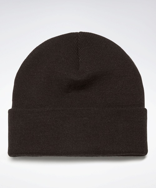 Reebok（リーボック）の「ファウンデーション ロゴ ビーニー / Foundation Logo Beanie（ニットキャップ/ビーニー・メンズ・ネイビー/ヘザーグレー/ブラック・MEDIUM/LARGE）」の5枚目の写真