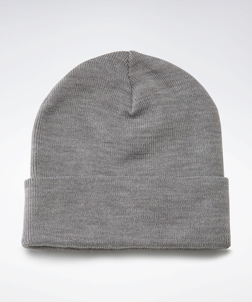 Reebok（リーボック）の「ファウンデーション ロゴ ビーニー / Foundation Logo Beanie（ニットキャップ/ビーニー・メンズ・ネイビー/ヘザーグレー/ブラック・MEDIUM/LARGE）」の9枚目の写真