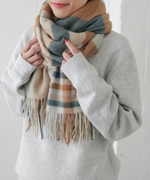 URBAN RESEARCH DOORS | ウールチェックストール(ストール/ショール)