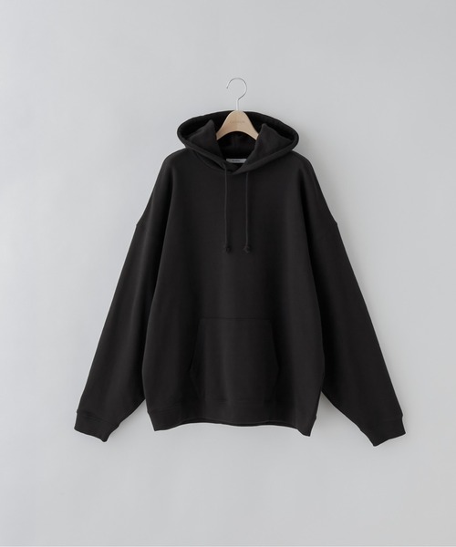 RUUBON（ルーボン）の「【RUUBON】wide pull over parka / ワイドプルオーバーパーカー（パーカー・メンズ・ブラック/ライトグレー/グレイッシュベージュ・S/M/L）」の15枚目の写真